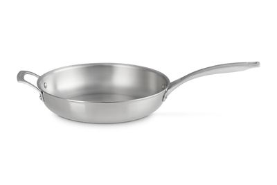 Essential 3-ply Stainless Steel 28cm Frying Pan with Helper Handle